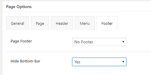 Content Blocks Custom Footer