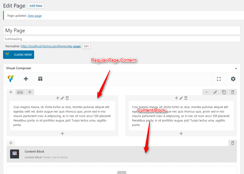 Content Block Select