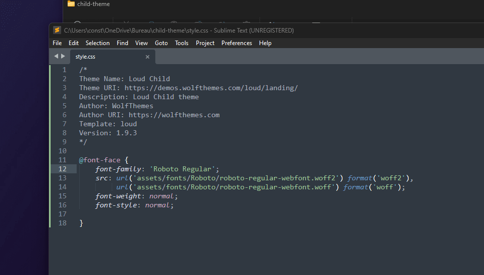 Custom Font CSS