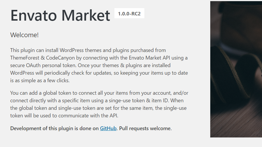 Envato Theme Update