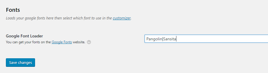 Font Loader Panel